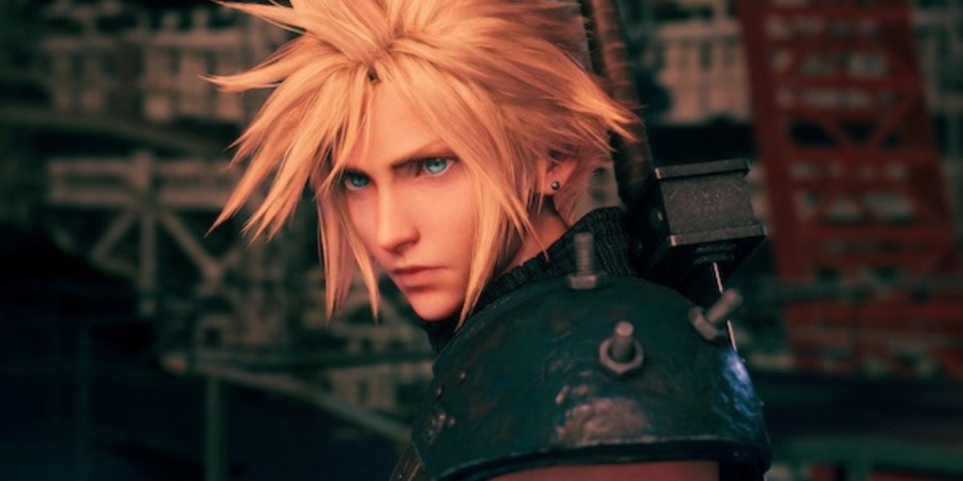 Cloud Strife in Final Fantasy VII Remake.