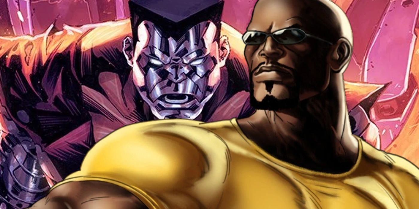 Colossus and Luke Cage from Marvel Comics.