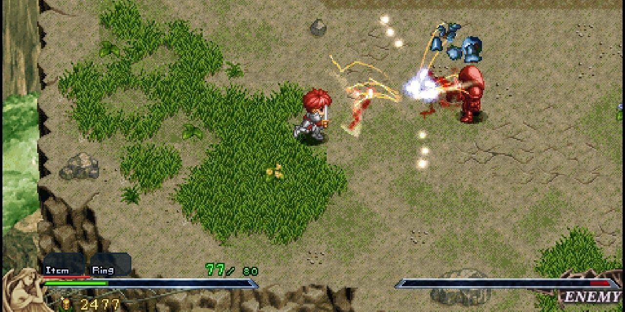 Combat gameplay in Ys I &amp; II Chronicles