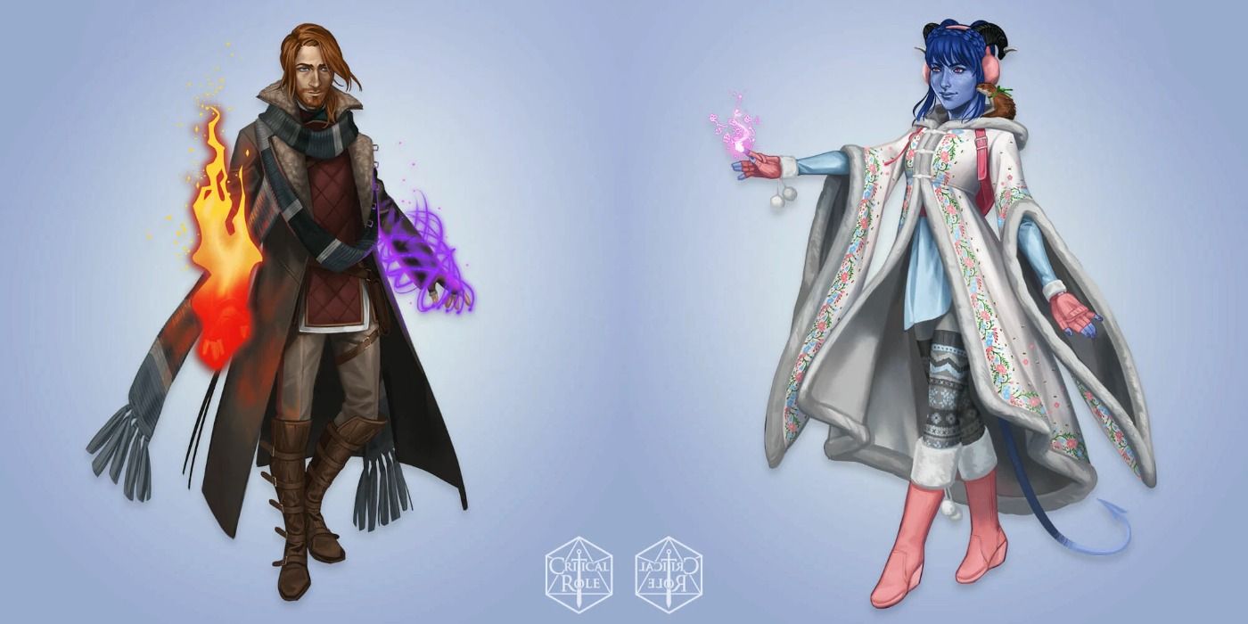 Caleb and Jester from Critical Role