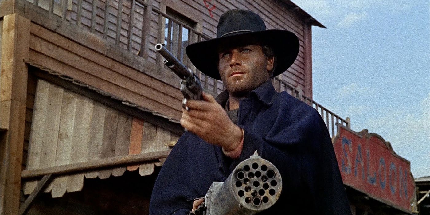 Django with his gun.
