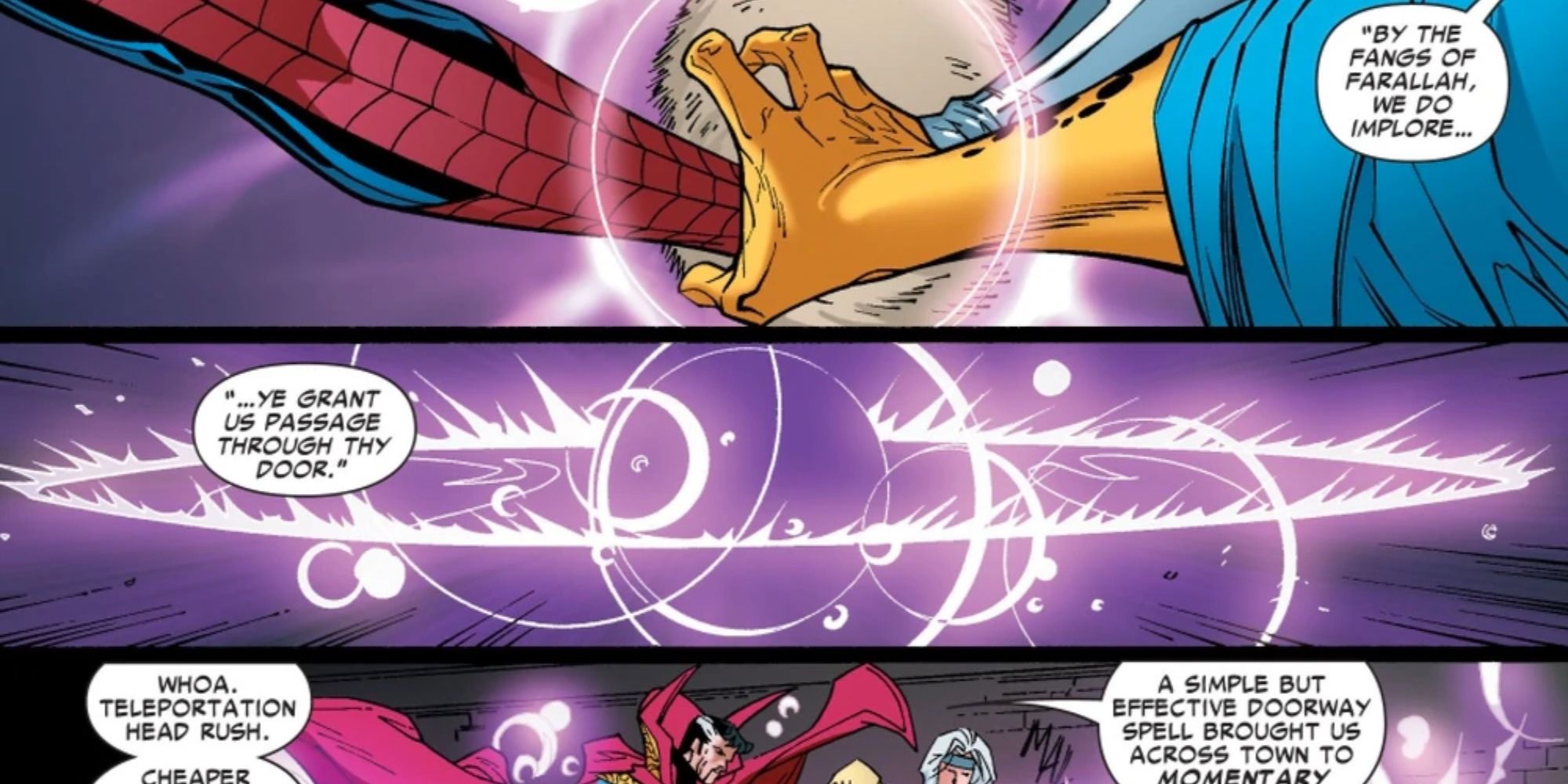 Doctor Strange uses the Pentagram of Farallah in Marvel Comics.