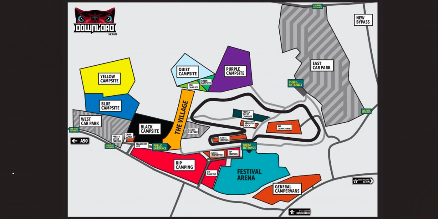 Download Festival 2022 Map