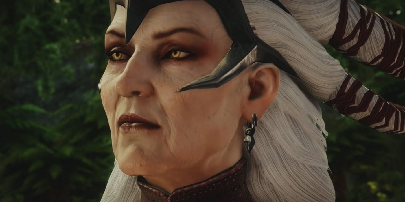 Flemeth looking haughty in Dragon Age: Inquisition.