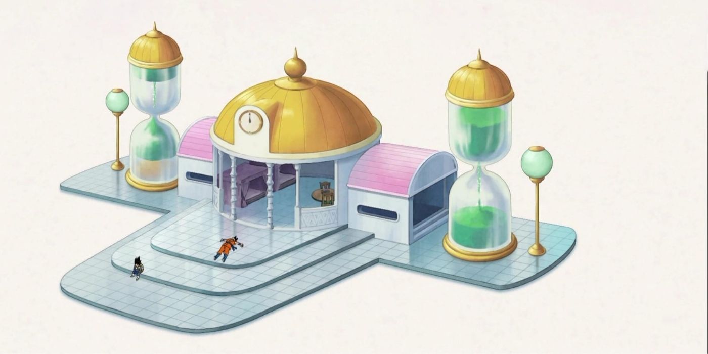 The Time Room at Kai's temple in Dragon Ball.