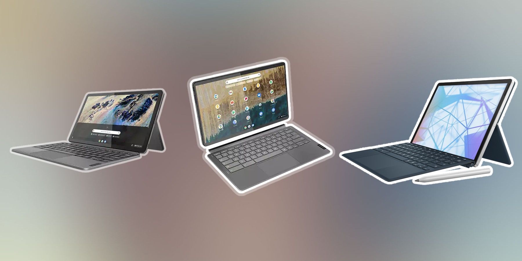 The Lenovo Duet 3, Duet 5, and HP Chromebook x2 11 are alternative Chrome OS tablets