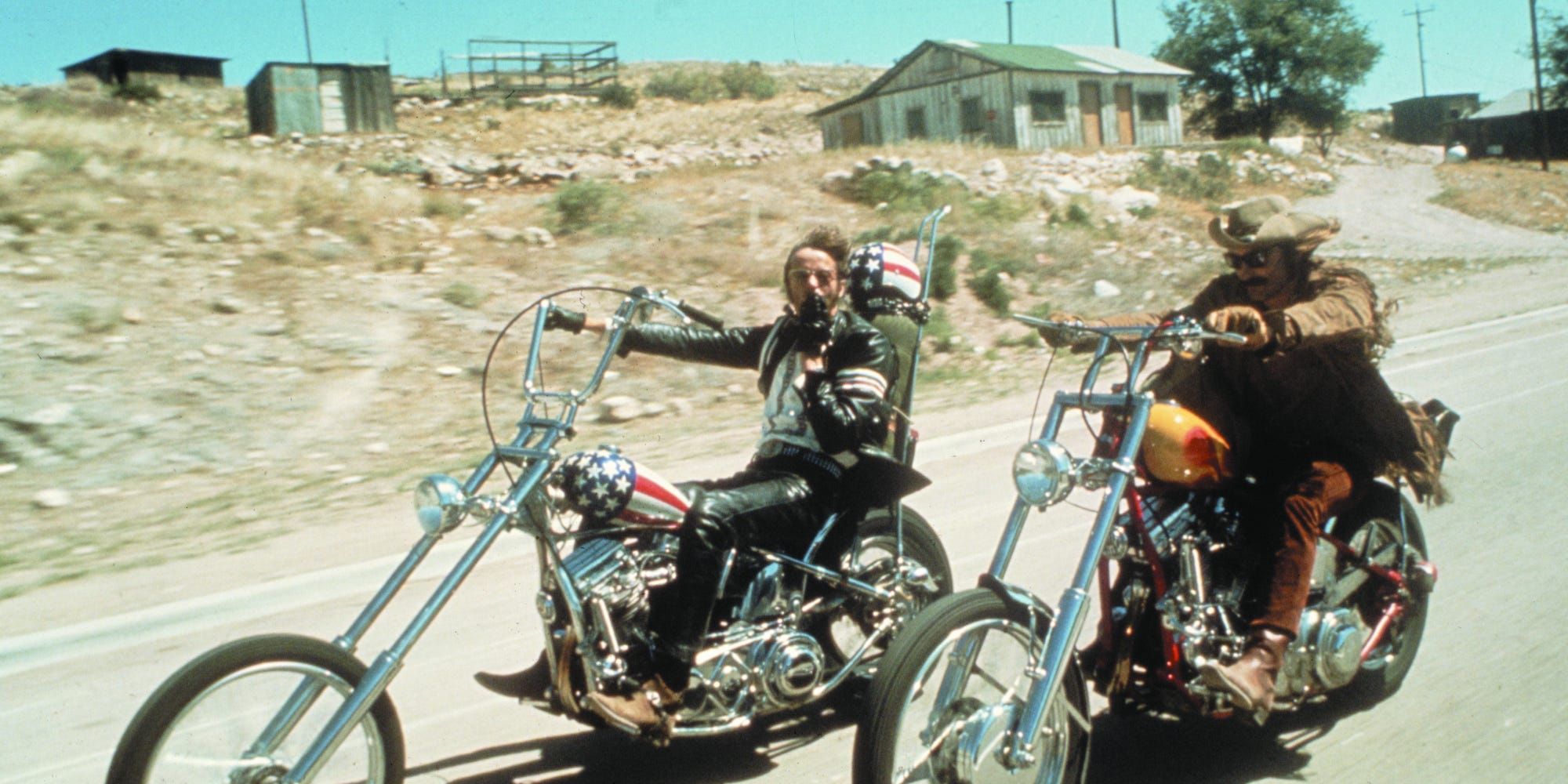 A still from the 1969 film Easy Rider.