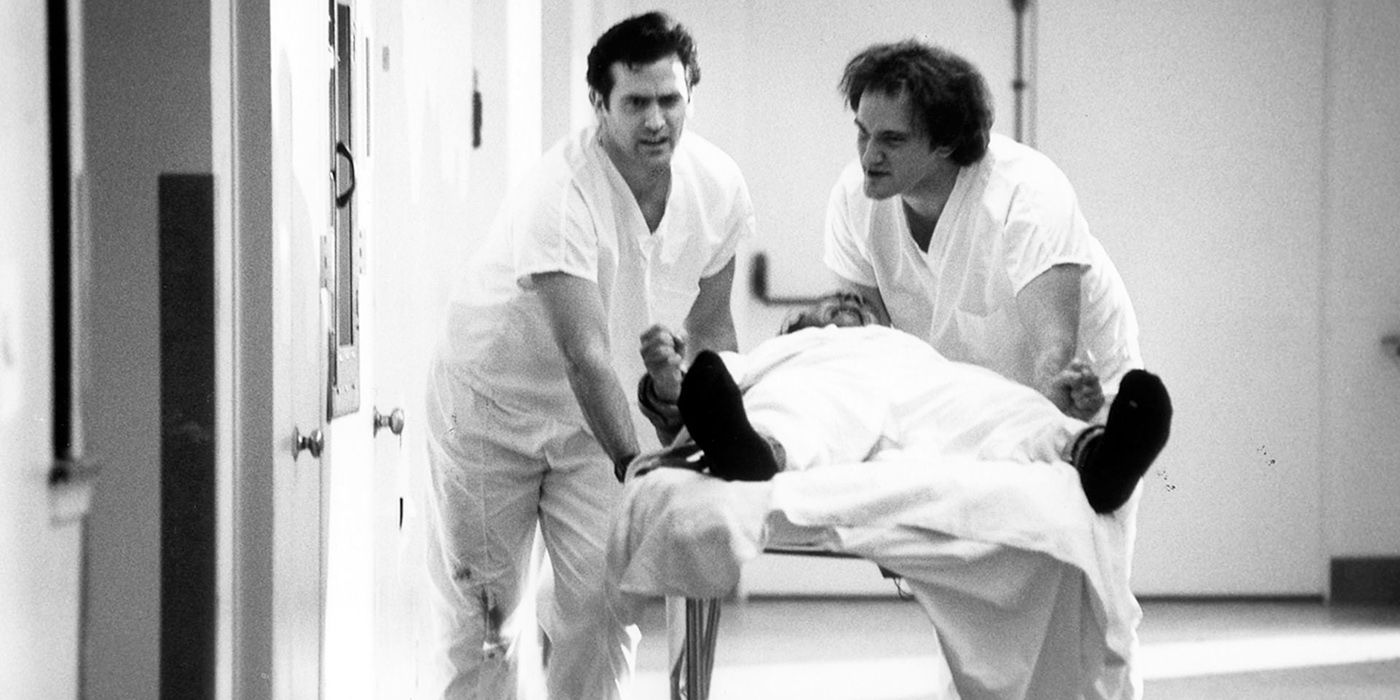 Two male nurses with a gurney in Eddie Presley.