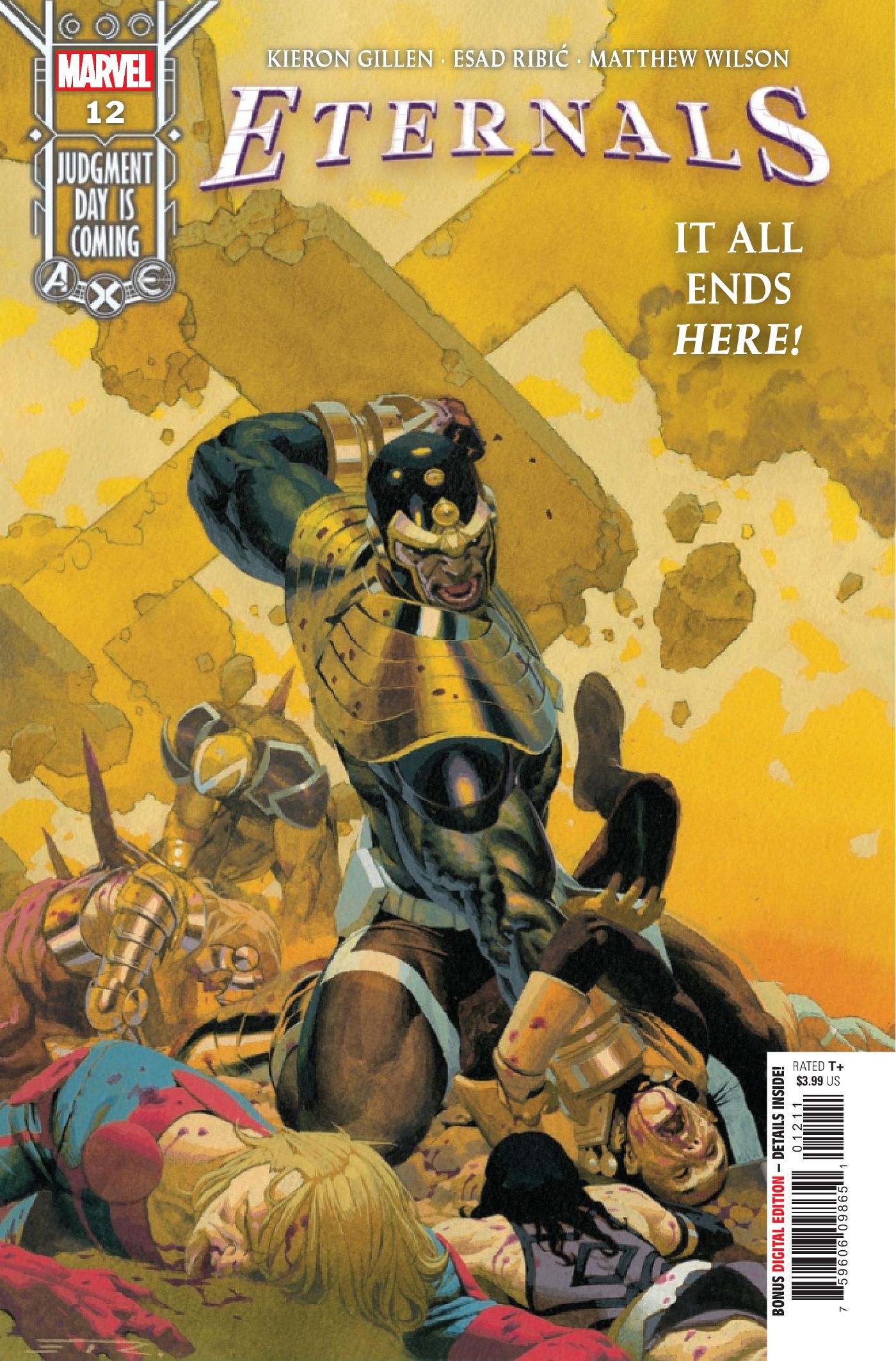 Eternals 12 cover Thanos