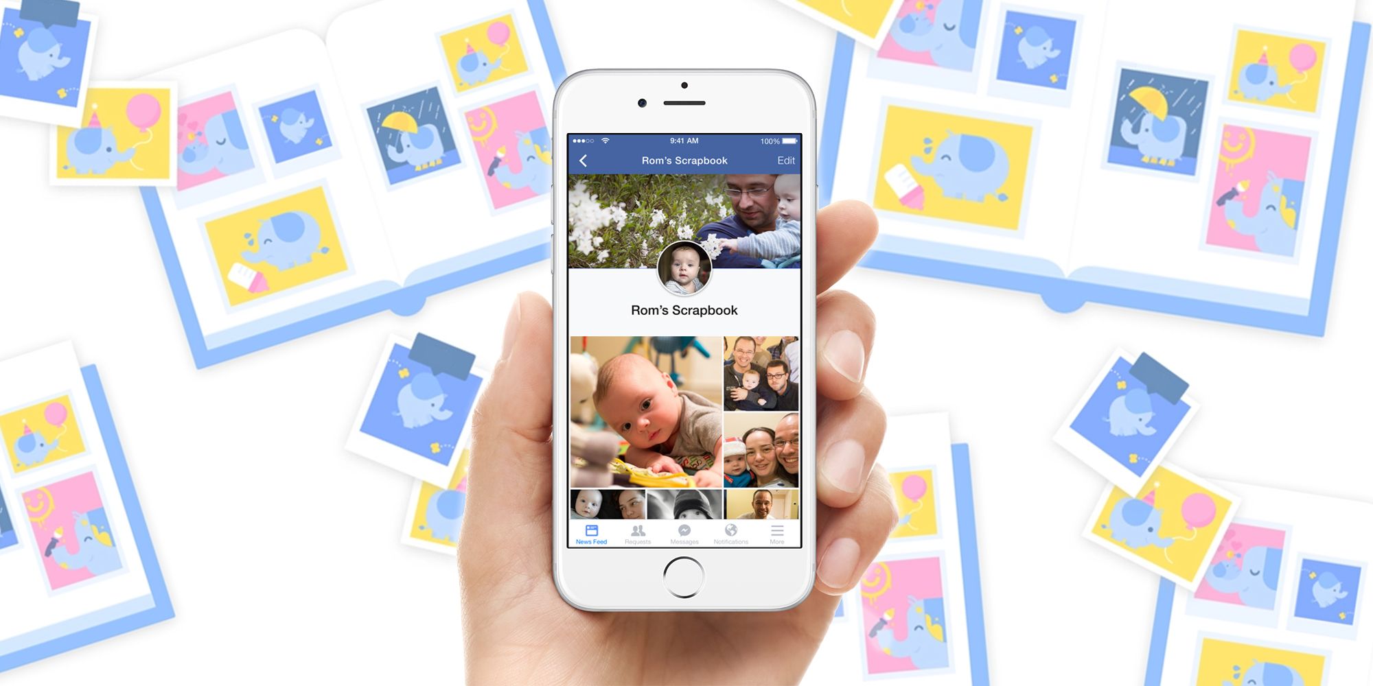 How To Create A Facebook Scrapbook For Your Child
