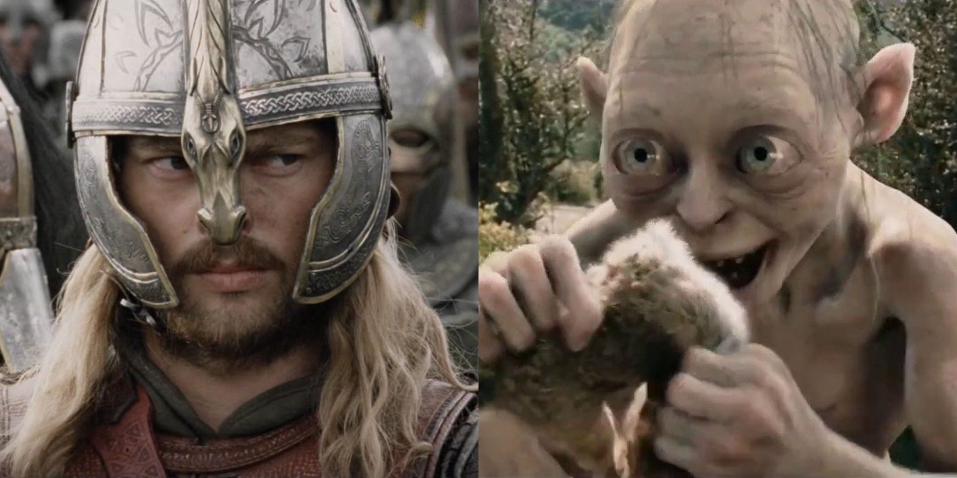 Featured image Éomer and Gollum in Lord of the Rings the Two Towers