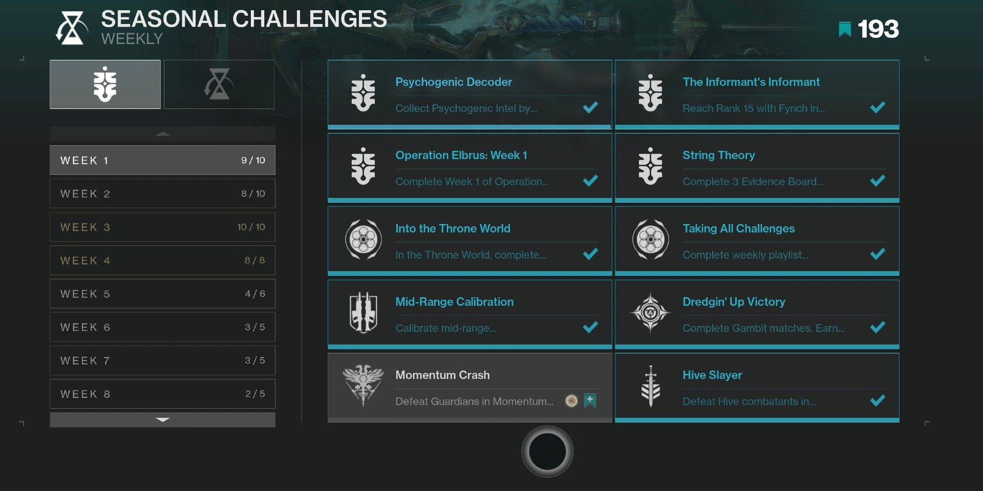 Finish All Season Of The Risen Challenges In Destiny 2