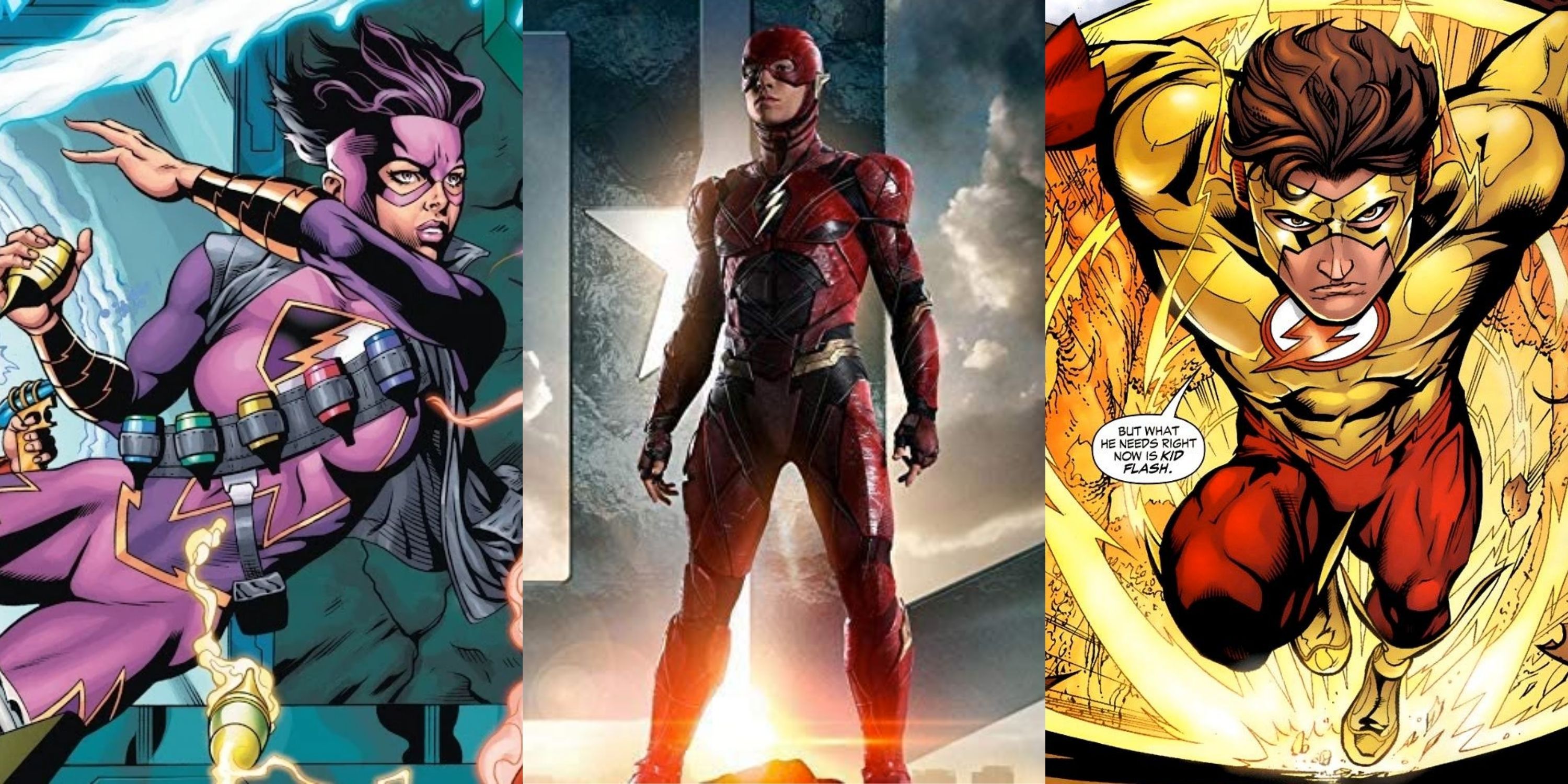 Flash comics characters not in the DCEU