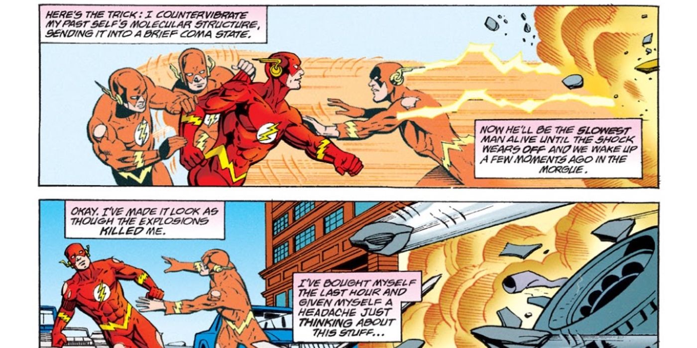 Flash is immune to Thanos' Infinity Snap.
