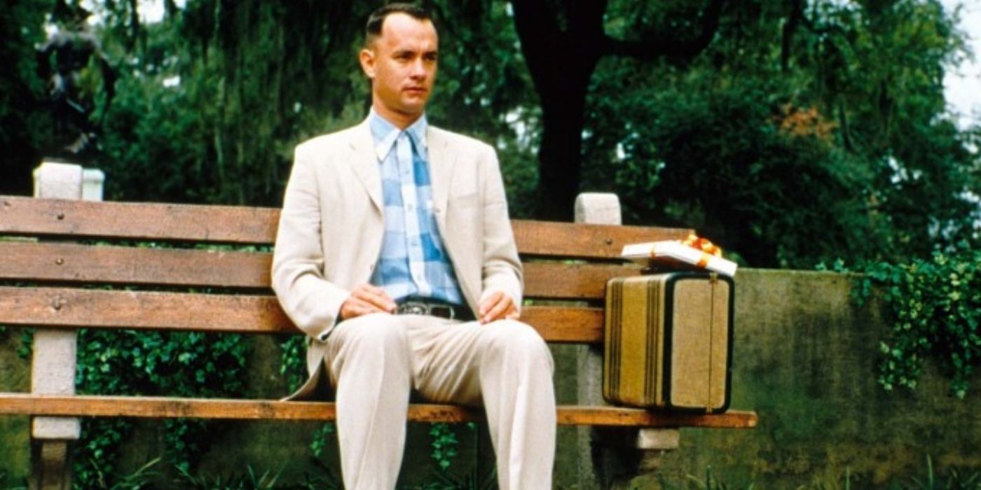Forrest sitting with his briefcase