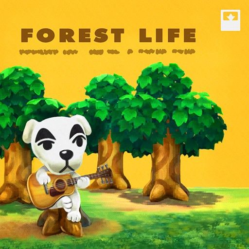 Forest Life album cover from ACNH.
