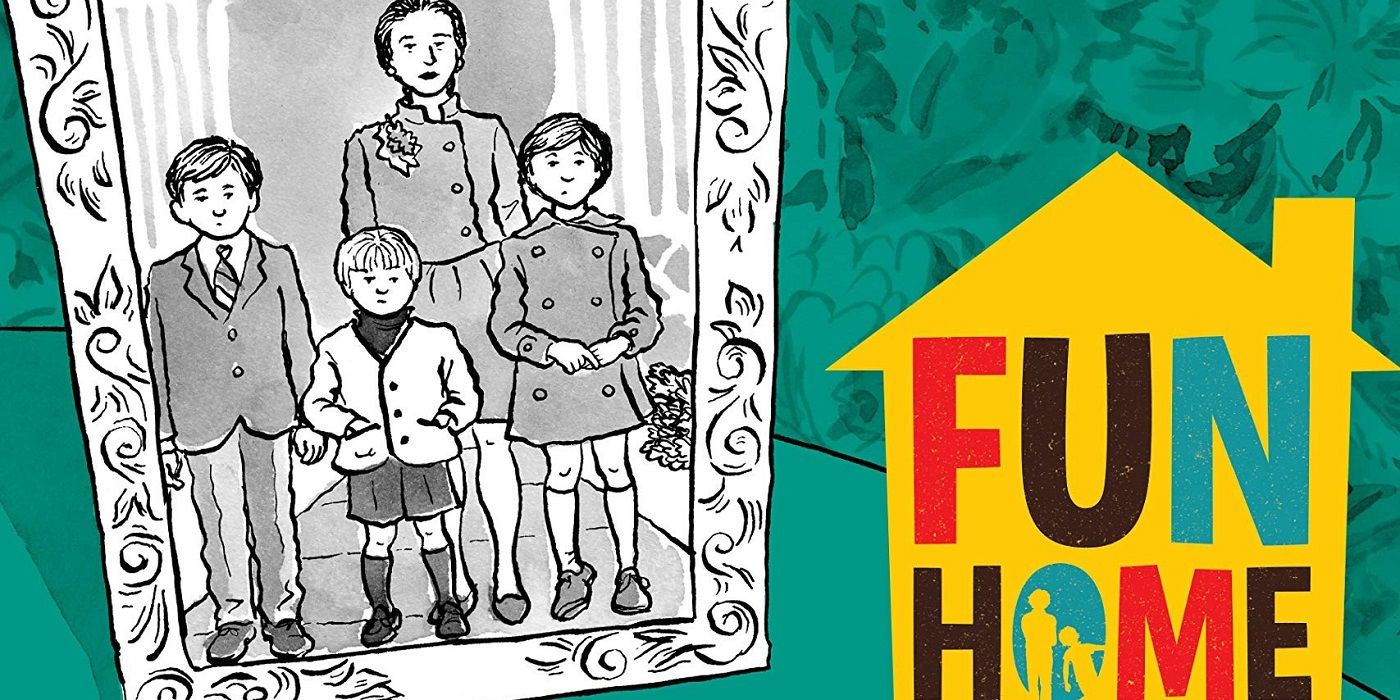 Fun Home&rsquo;s family outside of their house