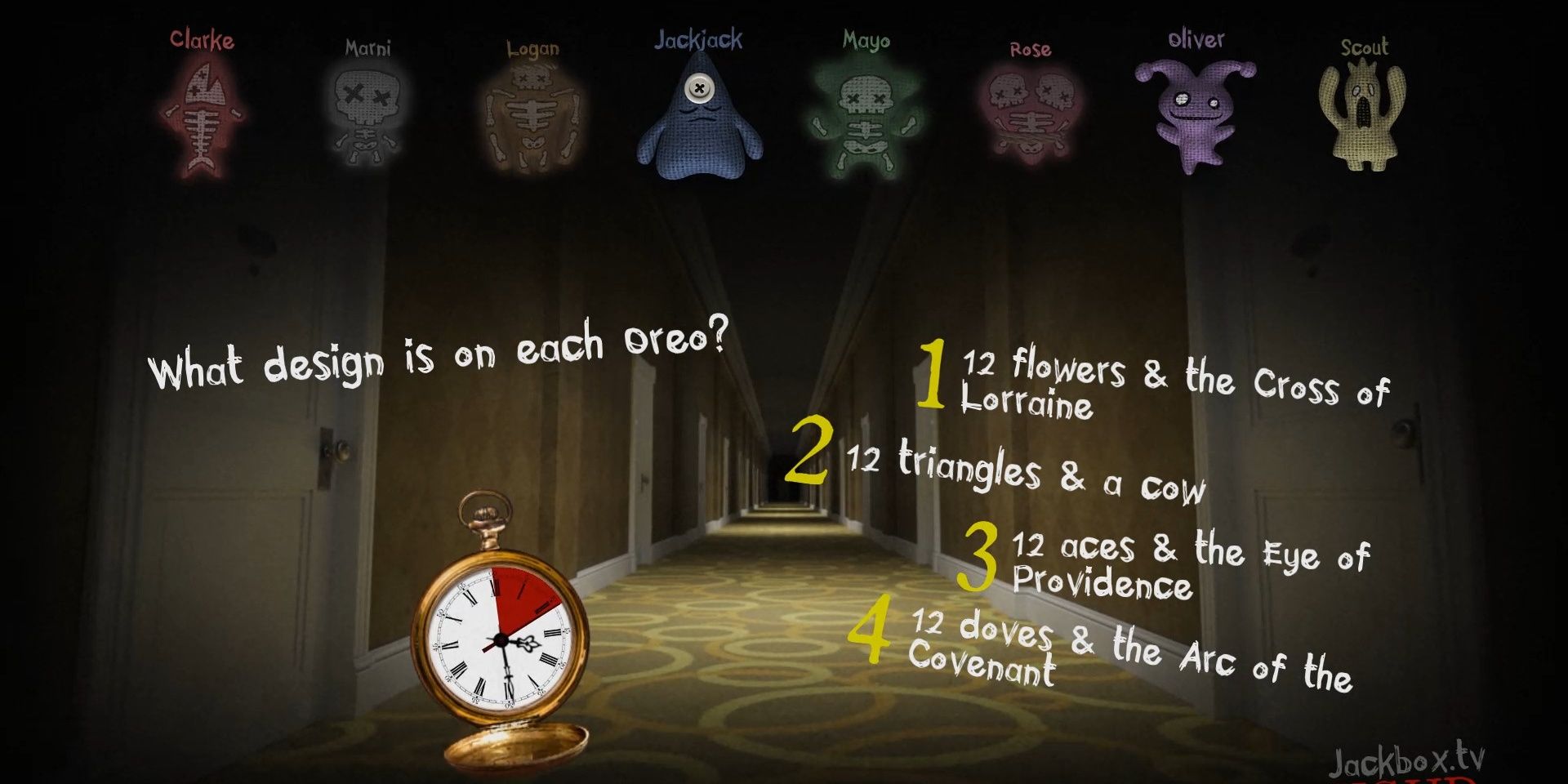 Gameplay from Trivia Murder Party 2 from the Jackbox Party Pack 6