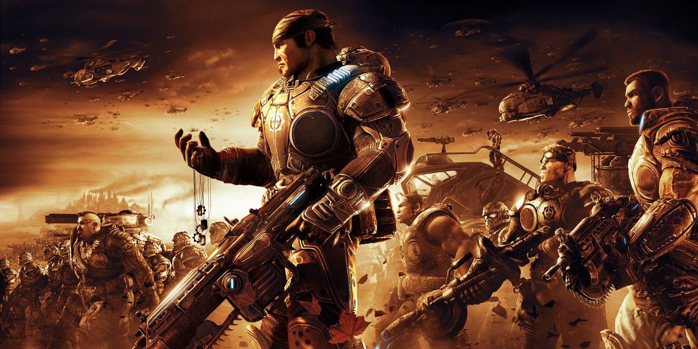Cover of the video game Gears of War 2.