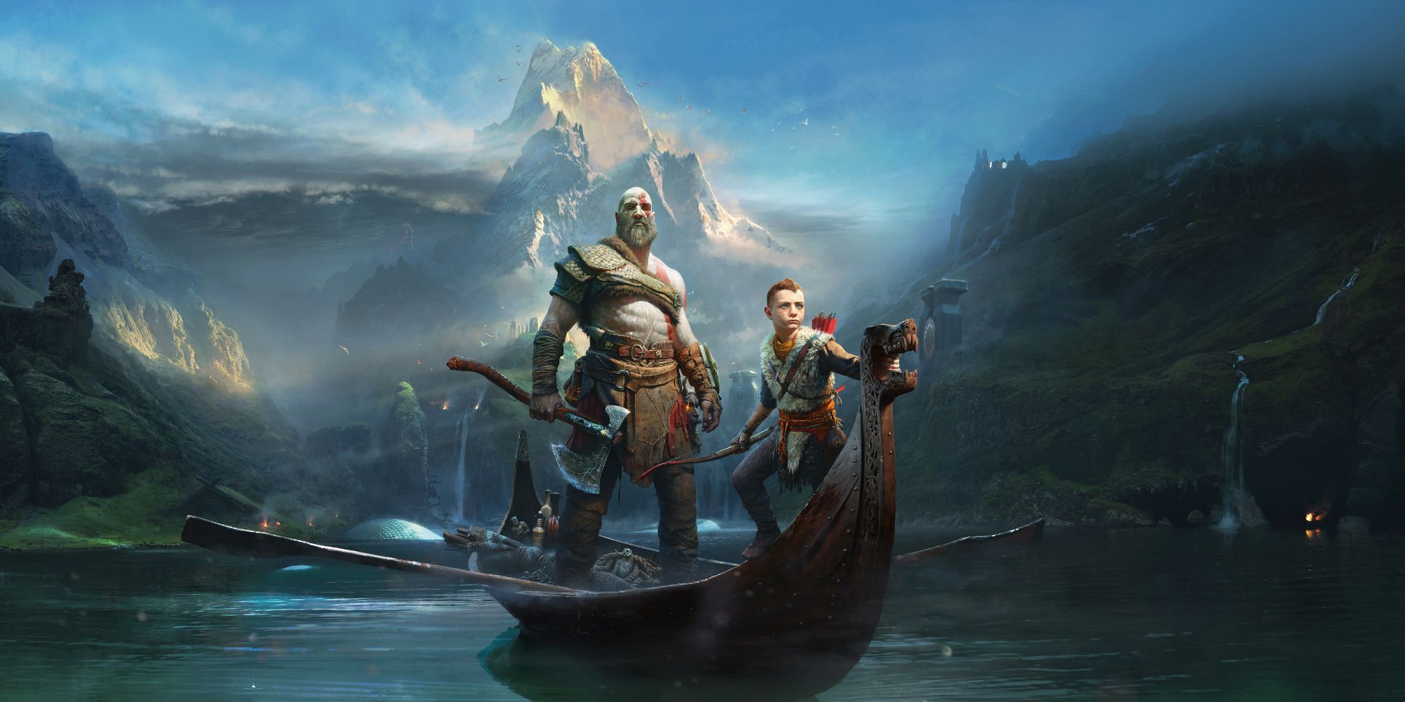 God of War Kratos Atreus Boat
