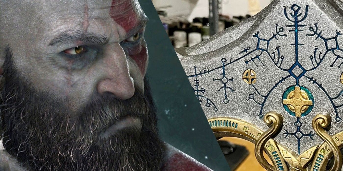 My God of War 2018 and Ragnarok inspired tattoo. Blades of Chaos x Mjölnir  : r/GodofWar