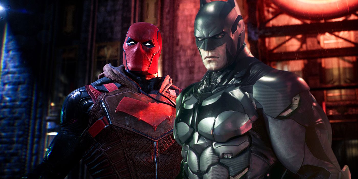 Gotham Knights Red Hood and Arkham Knight Batman