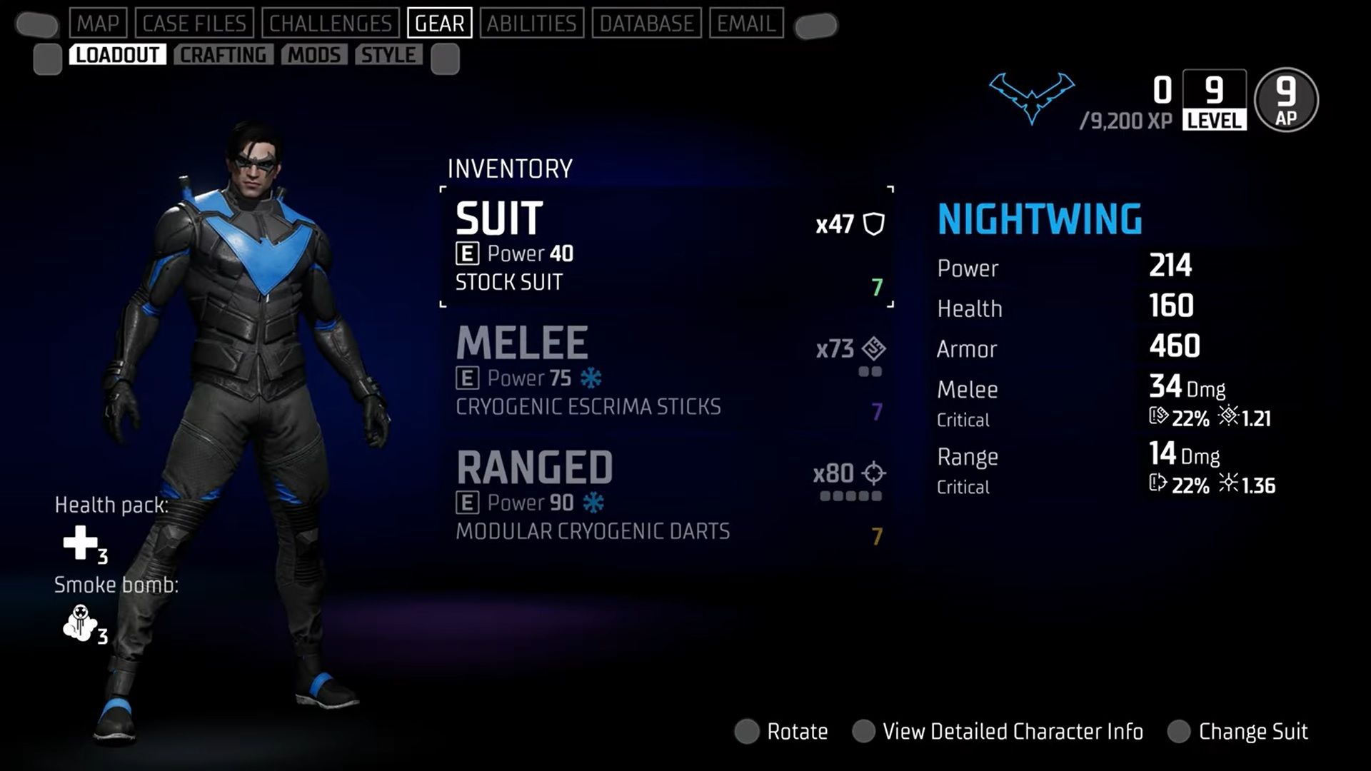 Gotham Knights Suit Customization Dick Grayson Nightwing