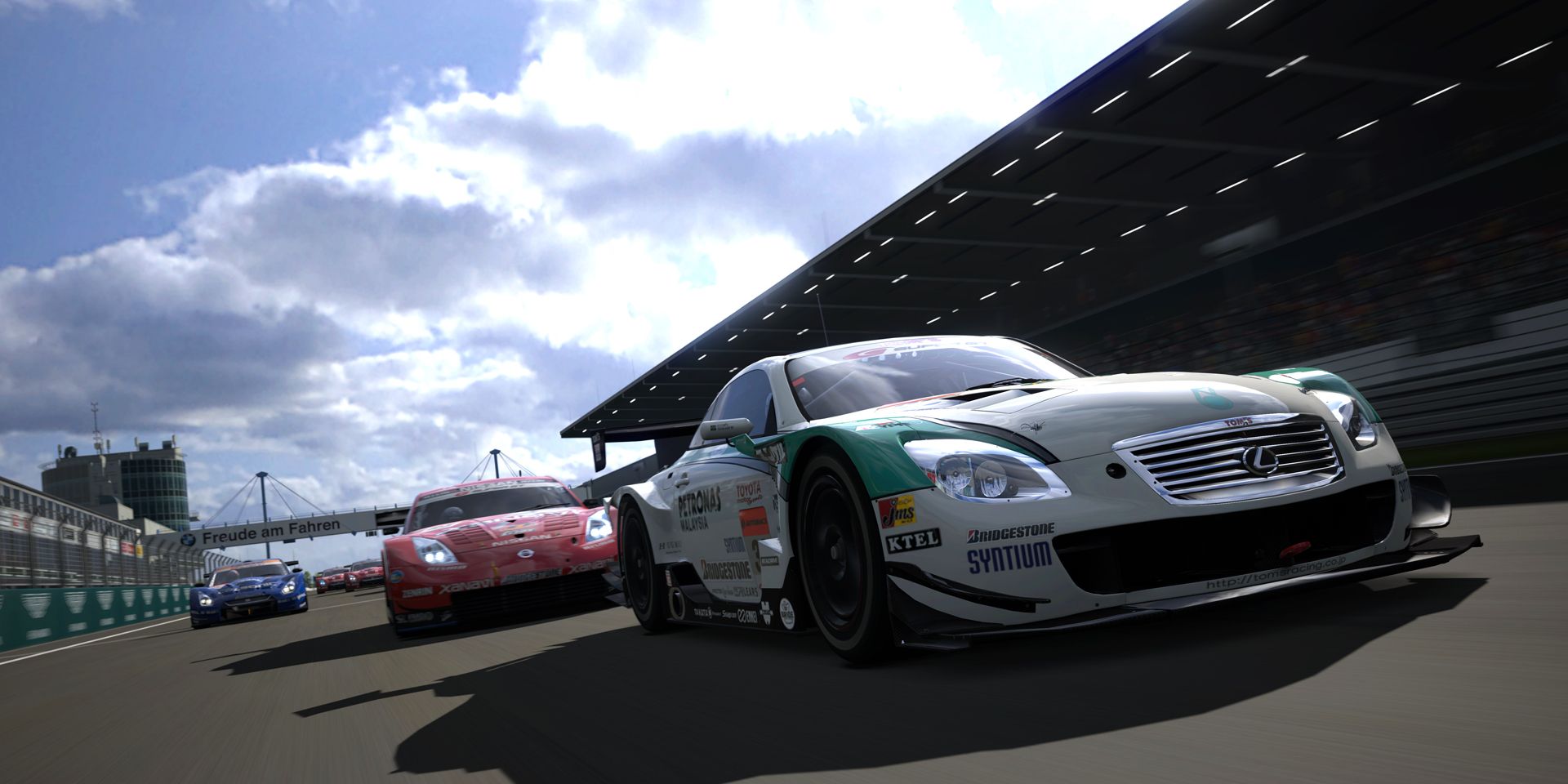 Cars in Grand Turismo game.