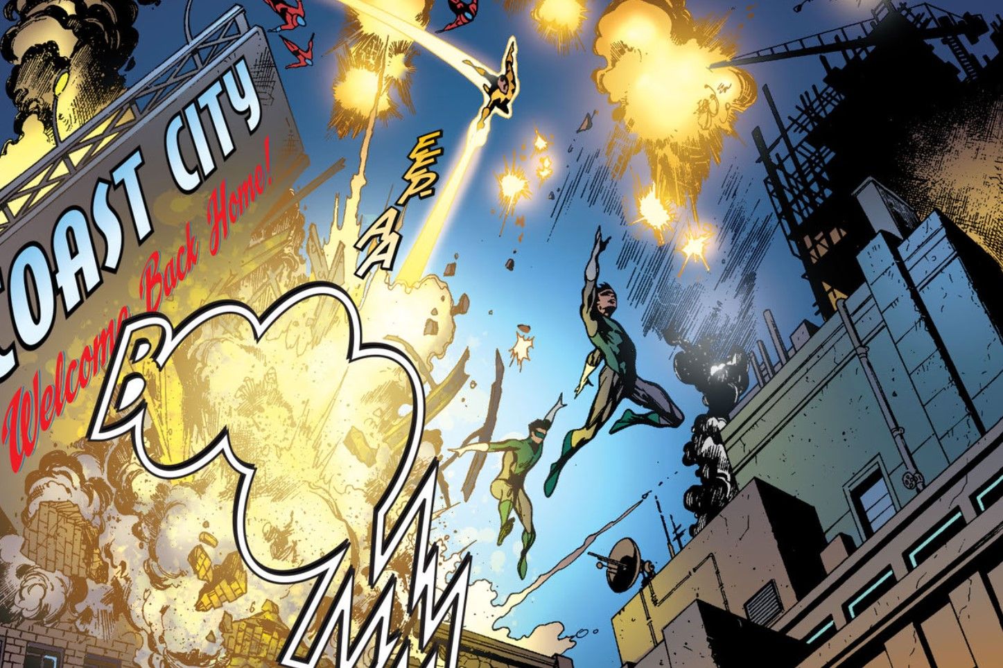 Green Lantern Simpsons Reference DC Comics