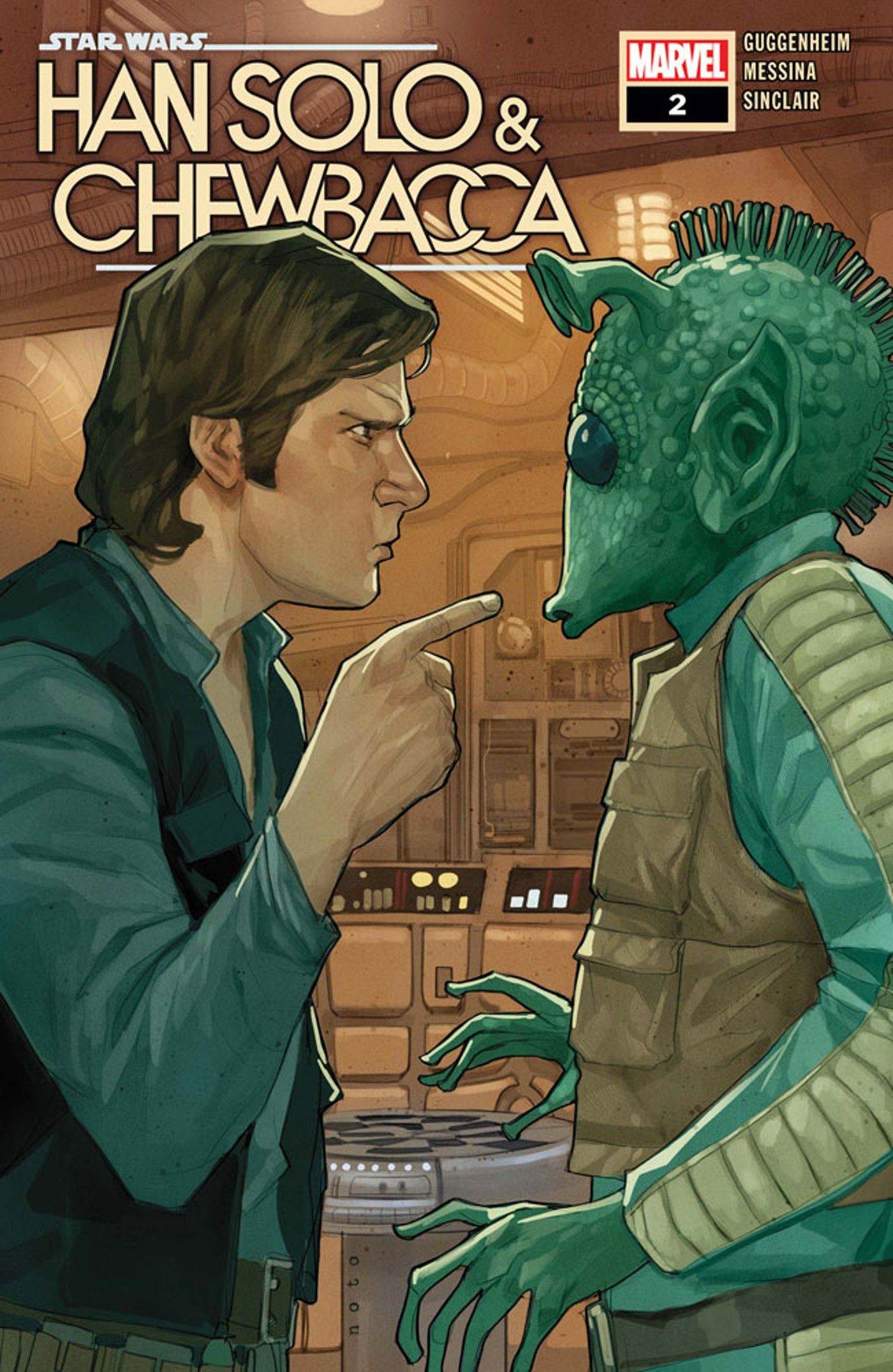 panels from MARVEL’S STAR WARS: HAN SOLO &amp; CHEWBACCA #2