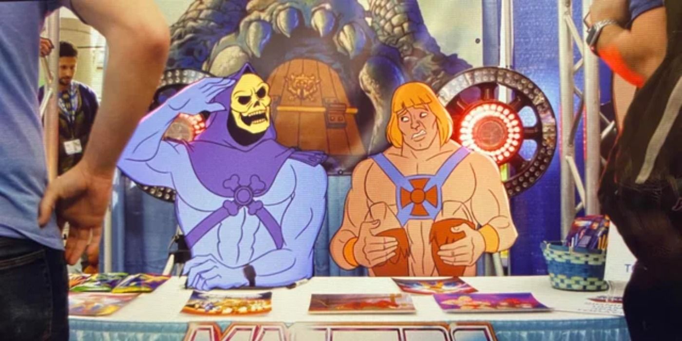 He Man and Skeletor sign autographs in Rescue Rangers