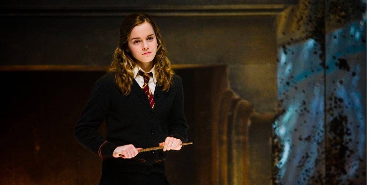 Hermione Granger treinando a Armada de Dumbledore