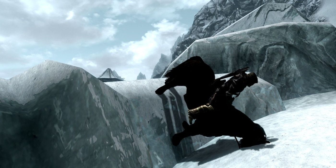 A horse and its rider in an awkward position.