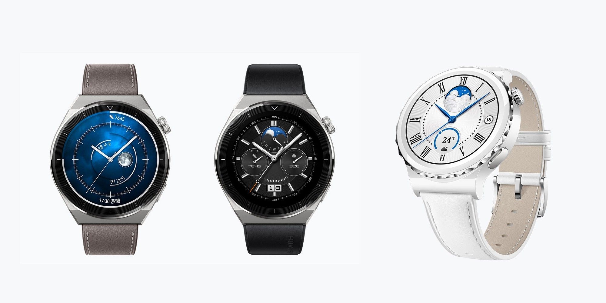 The Huawei Watch GT 3 Pro comes in Titanium and Ceramic variants