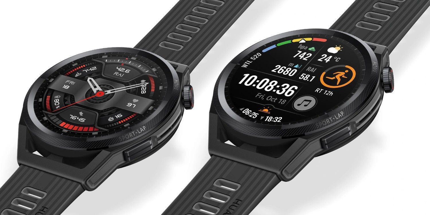 The Huawei Watch GT Runner has its antenna buried in the lugs