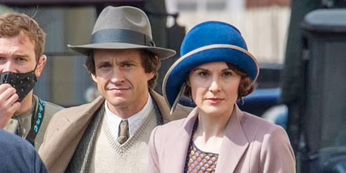 Hugh Dancy and Michelle Dockery in Downton Abbey 1