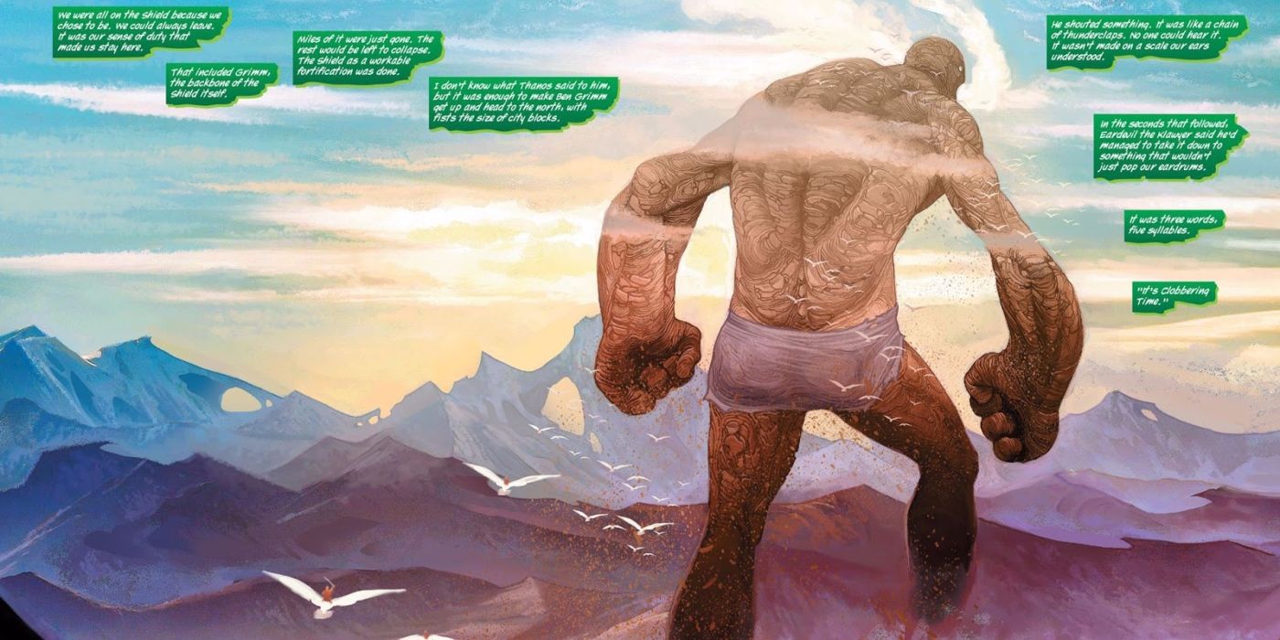 Thing&rsquo;s ultimate form puts the Hulk to shame.