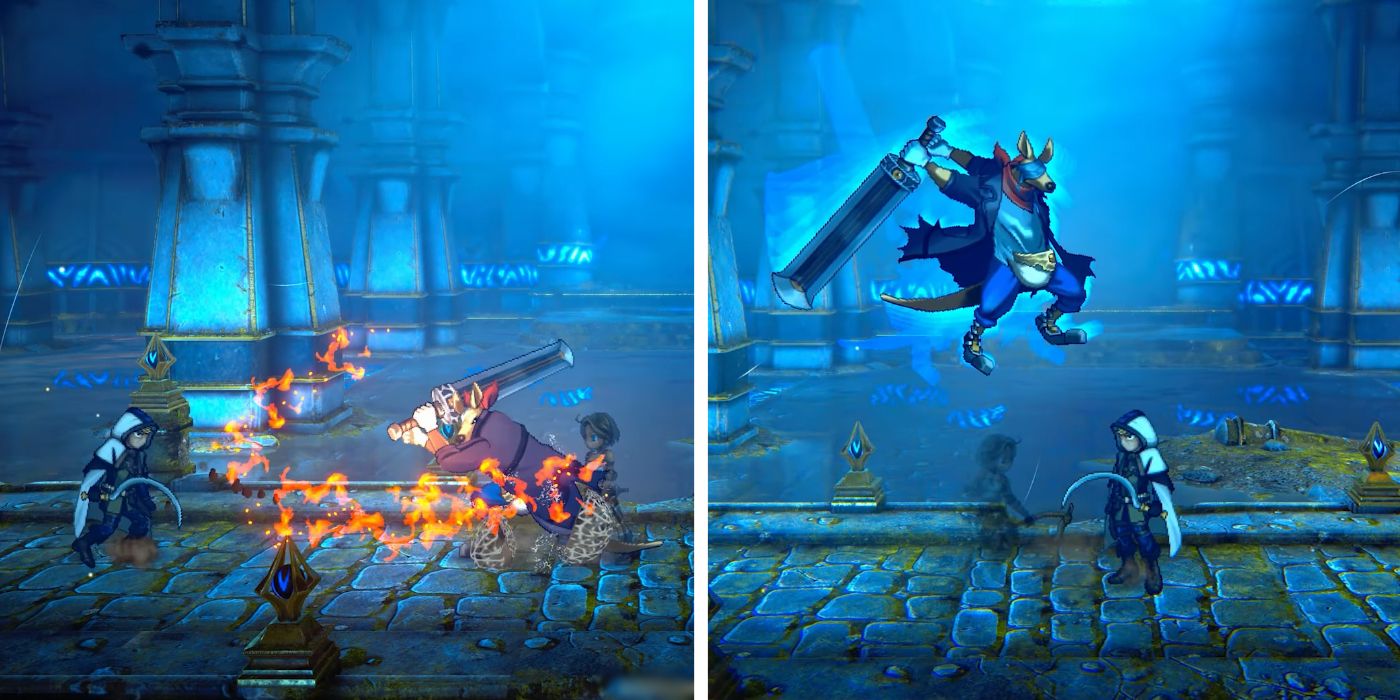 Hurstwine Boss Fight in Eiyuden Chronicle Rising