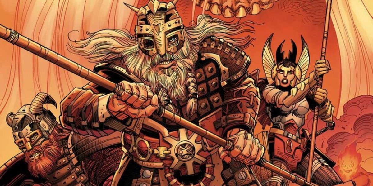 Norse gods attack from Ragnarok 