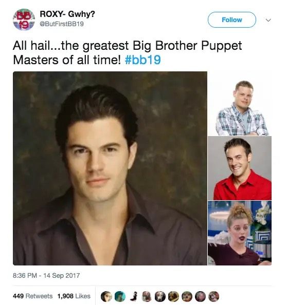 A tweet joking about Raven being a puppetmaster