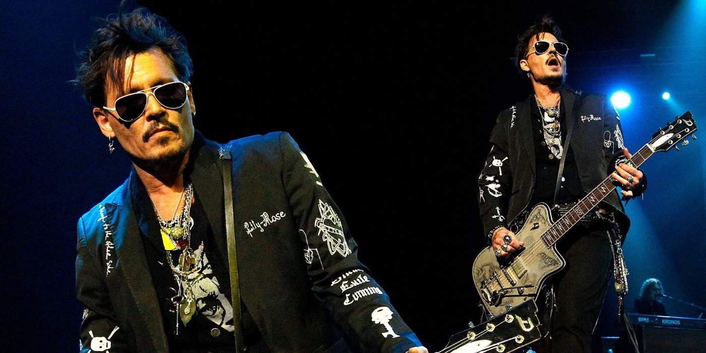 Johnny Depp In Hollywood Vampires