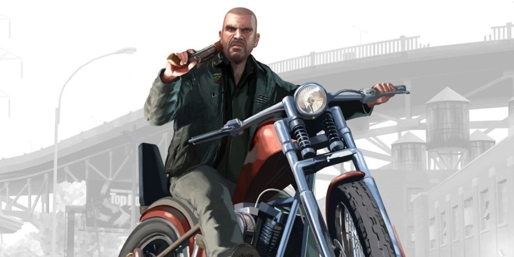 Johnny Klebitz on a bike in GTA IV