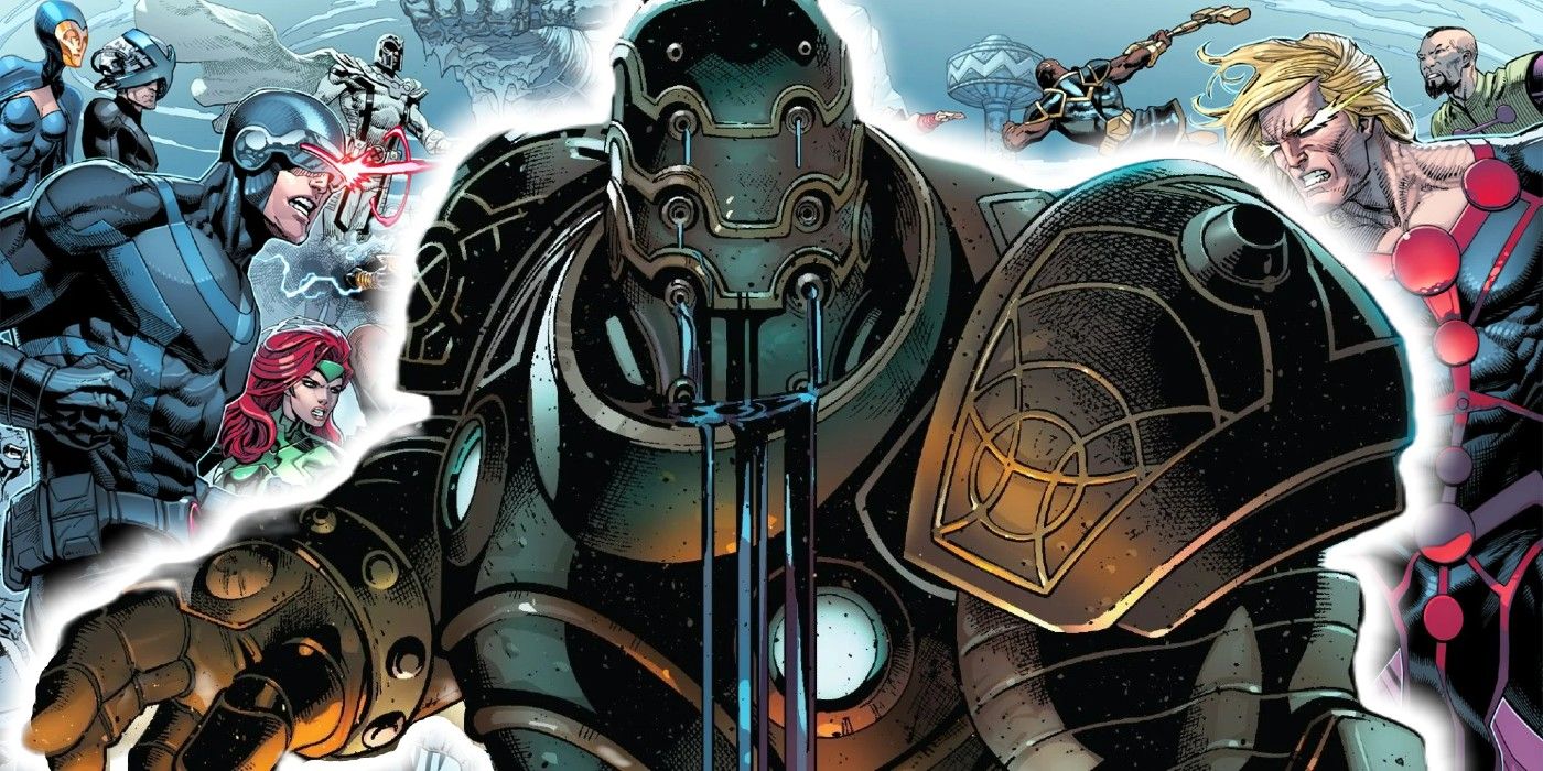 Judgment Day #4 Mark Brooks Celestial X-Men Avengers Cover