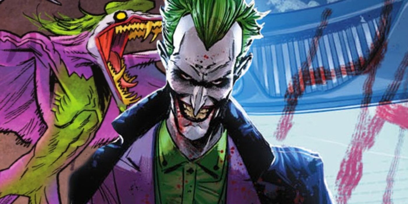 Jurassic Justice League Joker Dinosaur Raptor