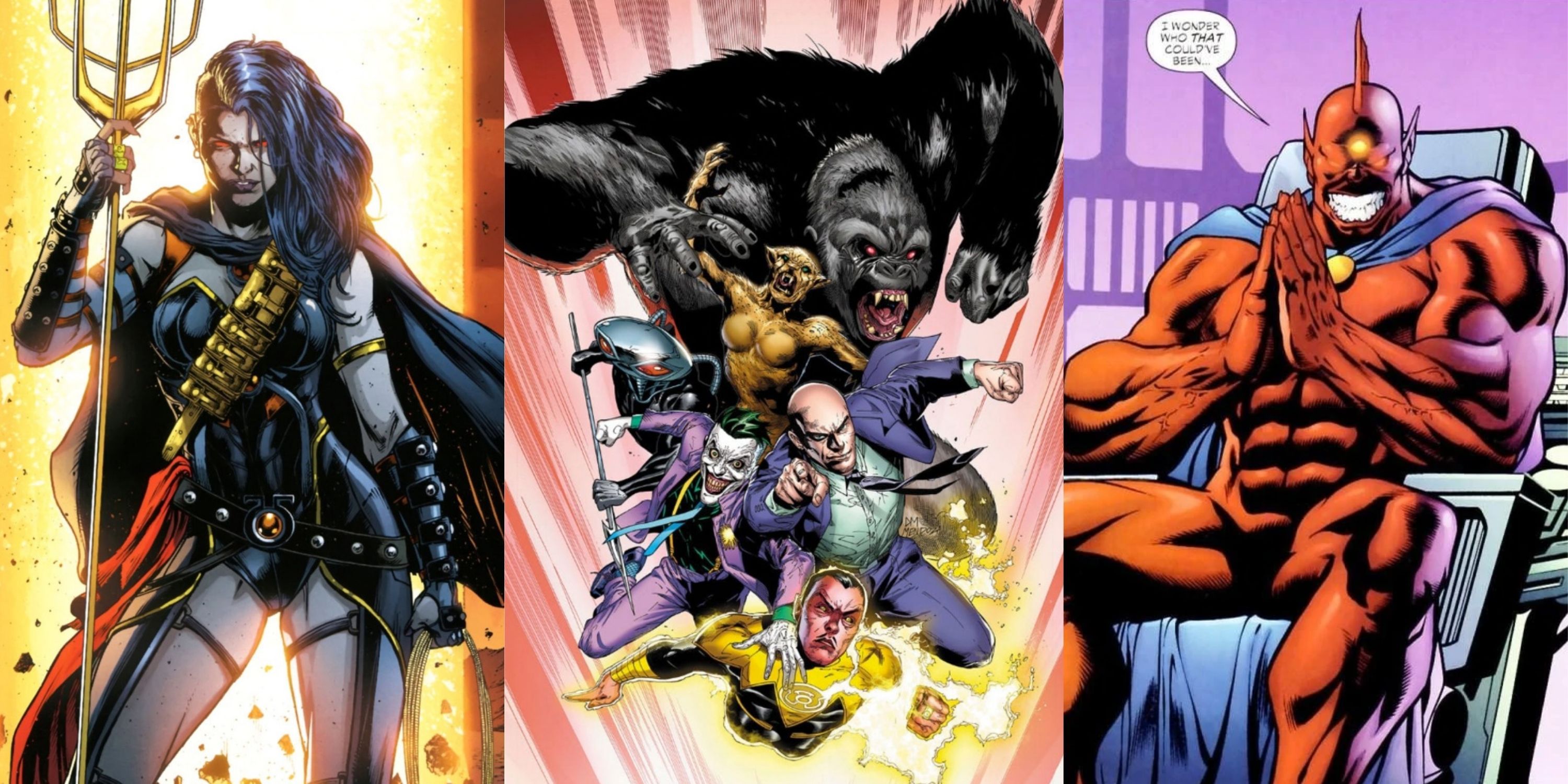 A Split Image of Justice League Villains Who Should Join The DCEU
