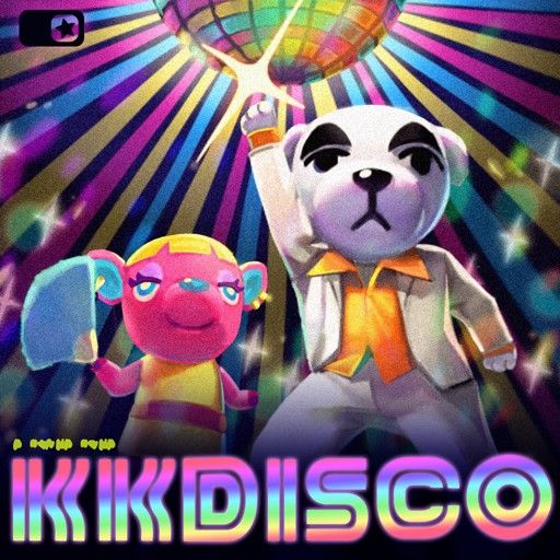 K.K. Disco album cover from ACNH.