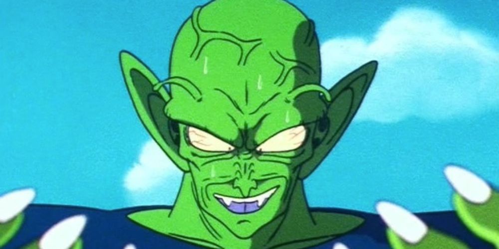 King Piccolo, staring at his palms in defeat