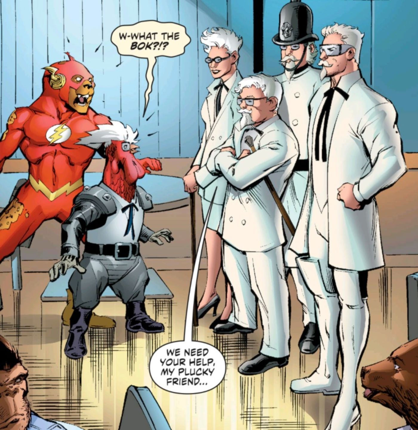 Kolonel Sanders KFC DC Comics