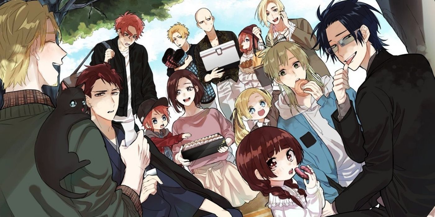 Characters from the anime Kumichou Musume To Sewagakari.