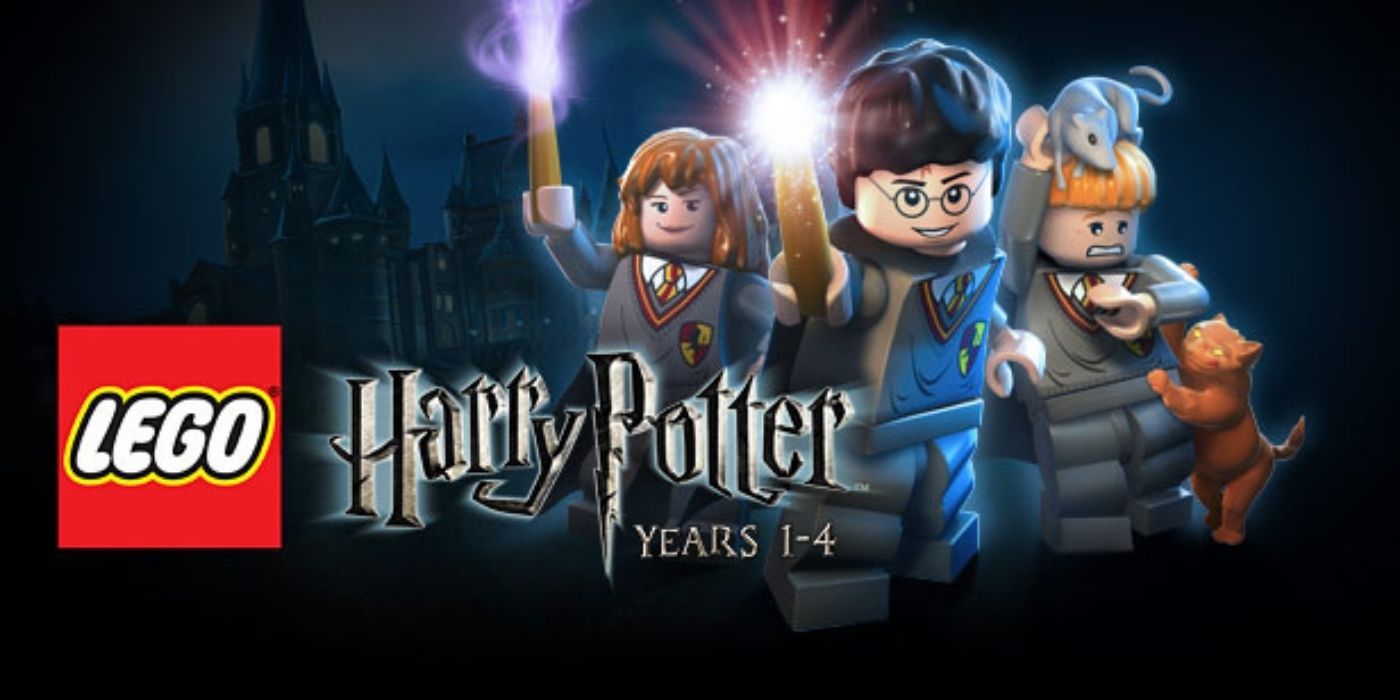 Harry, Ron, and Hermione in LEGO Harry Potter Years 1-4.